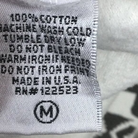 UO Truly Madly Deeply Aztec Sweater White Black M - Picture 10 of 10